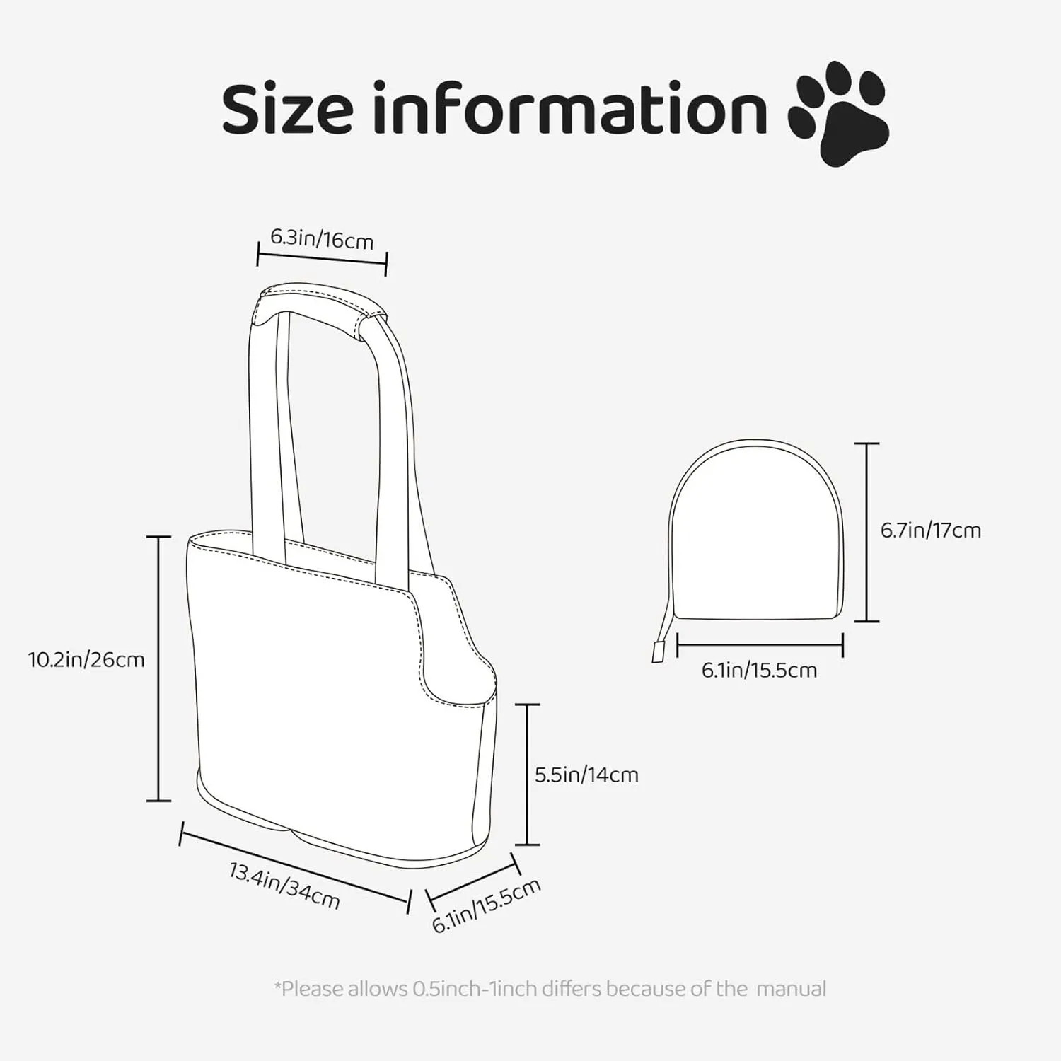 Realistic Deer Skin Print Pet Carrier for Small Dogs Cats Portable Soft-Sided Pet Carrier Purse Foldable Small Dog Tote Bag for Travel Shopping