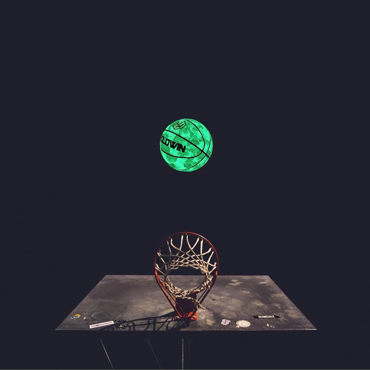 Reflective Glowing Holographic Luminous Basket Ball for Night Game, Perfect HoloHoops Gifts Toys