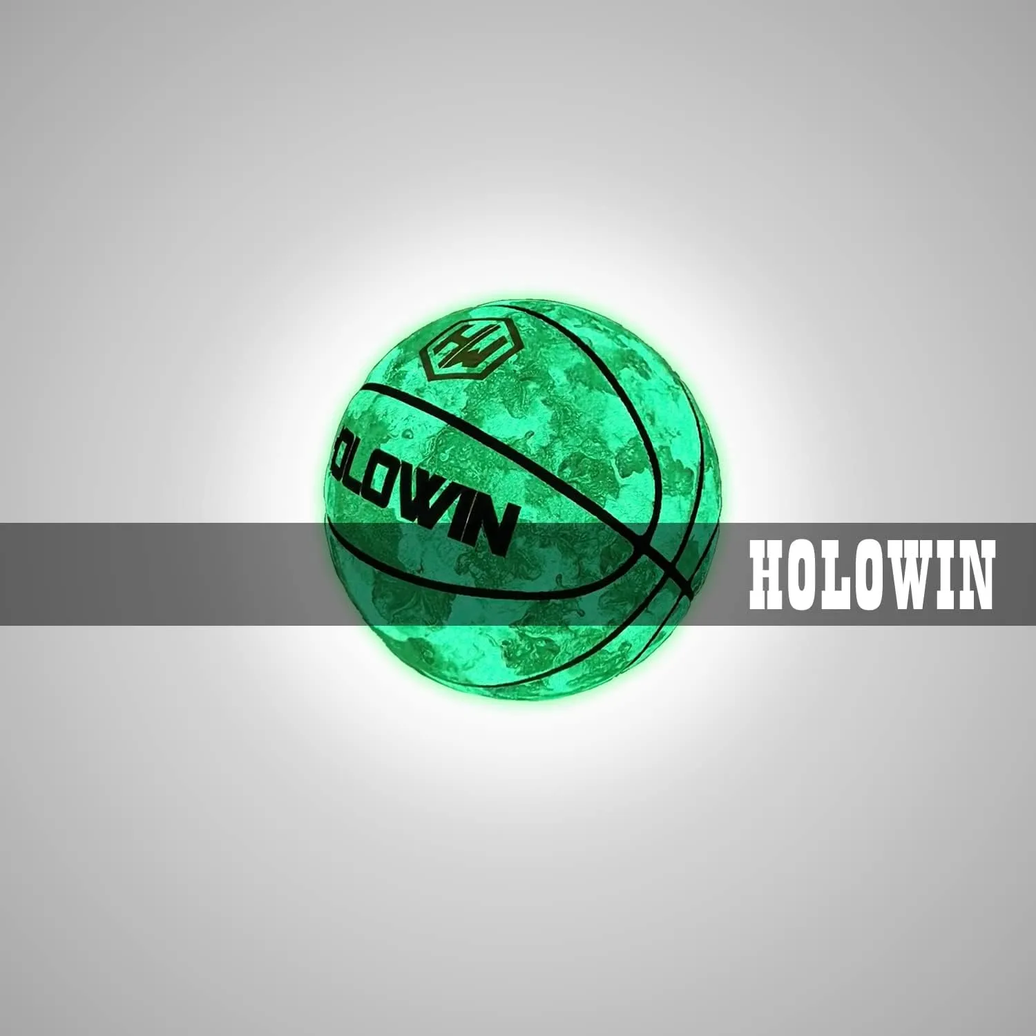 Reflective Glowing Holographic Luminous Basket Ball for Night Game, Perfect HoloHoops Gifts Toys