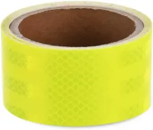 Reflective tape,Yellow Self-Adhesive Reflective Tape, Outdoor Waterproof Reflective Warning Reflector Tape, Reflector Night Safety Stickers for Car Truck Motorcycle Boat Bike Trailer Camper(5 cm x 3 m