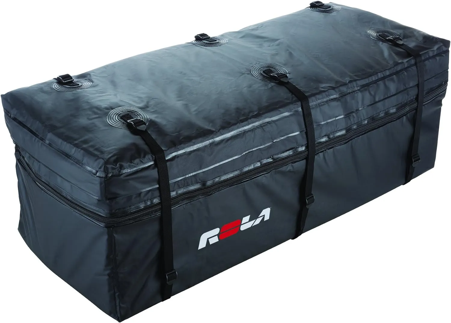 ROLA 59102 Wallaroo Cargo Bag, Rainproof, Expandable Hitch Tray Carrier,Black