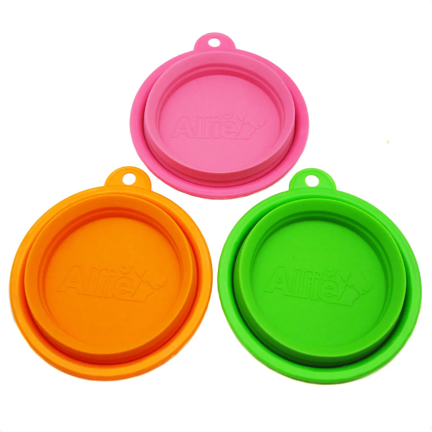 Ros Silicone 3-Piece Set Expandable/Collapsible Travel Bowl