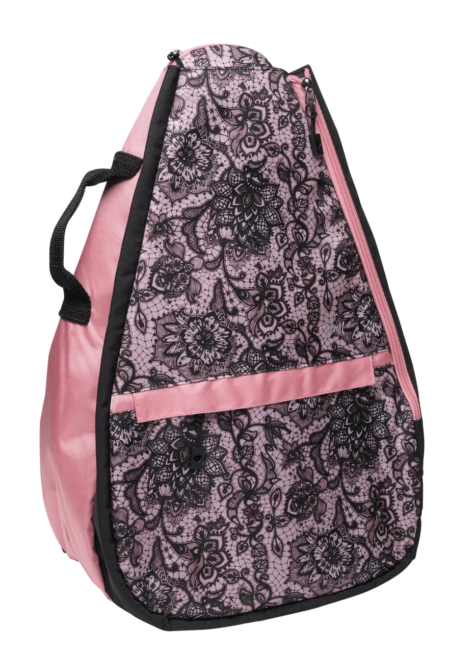 Rose Lace Tennis Backpack