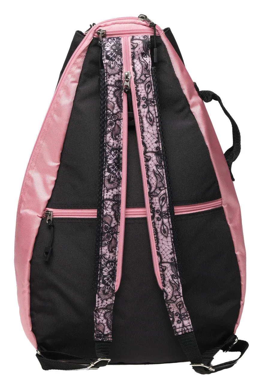Rose Lace Tennis Backpack