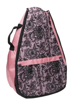 Rose Lace Tennis Backpack