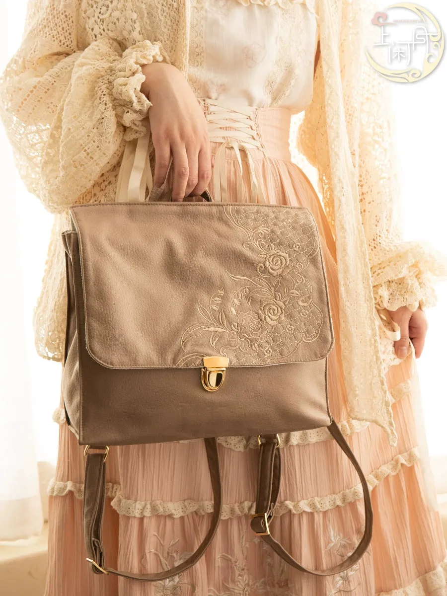 Rose Lily Hanfu Backpack for Women