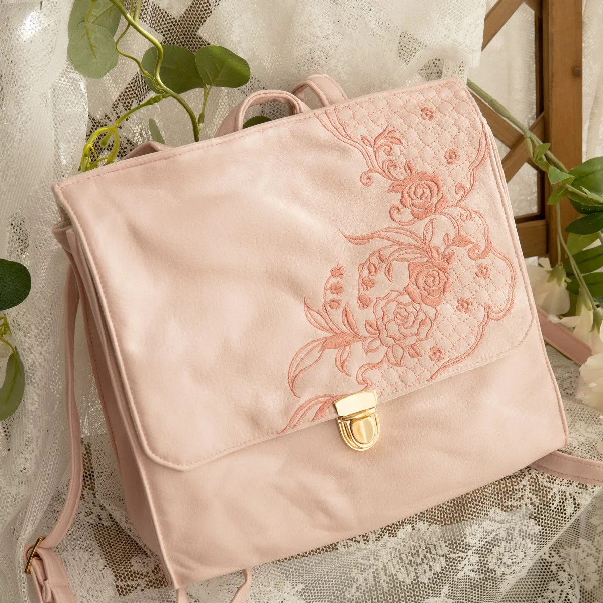 Rose Lily Hanfu Backpack for Women