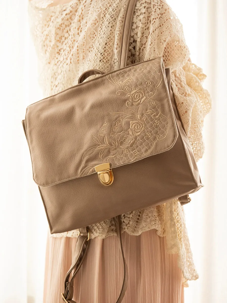 Rose Lily Hanfu Backpack for Women