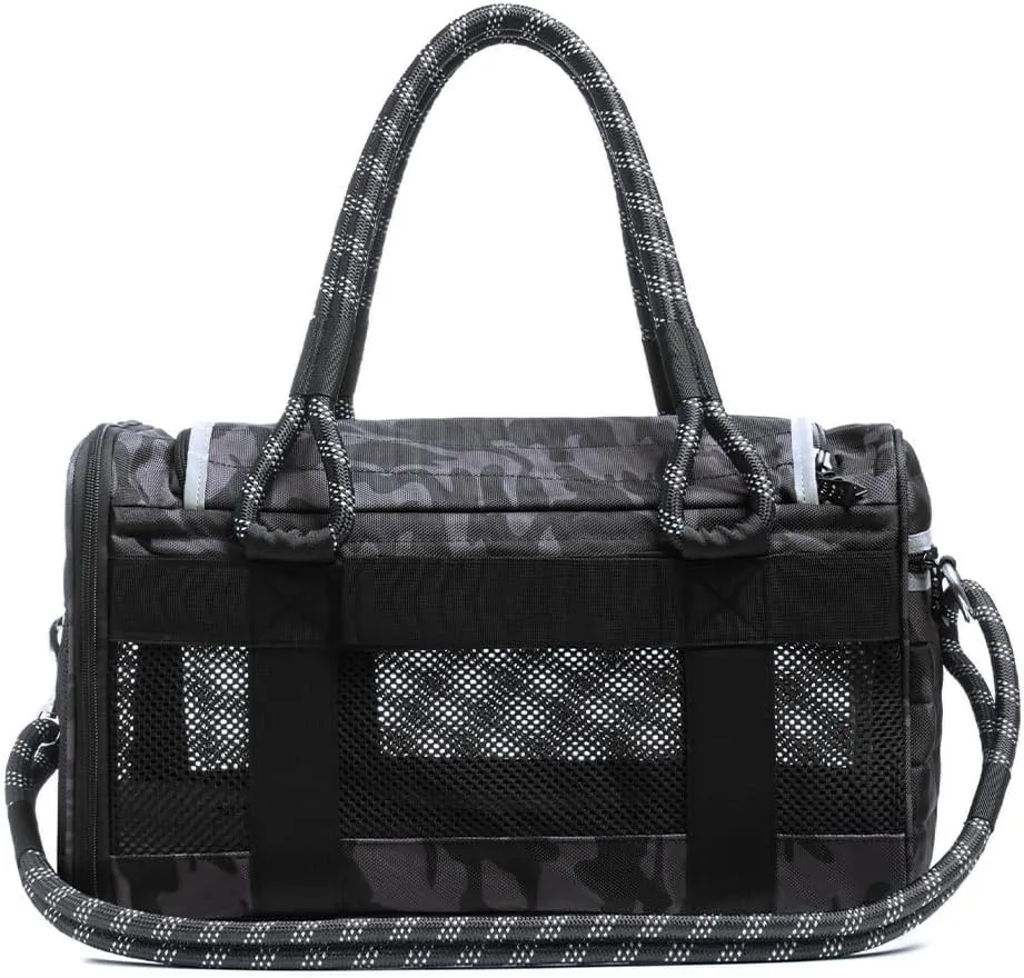 ROVERLUND Airline-Compliant Pet Carrier | Includes Leash | Suitable for Pets up to 20lbs
