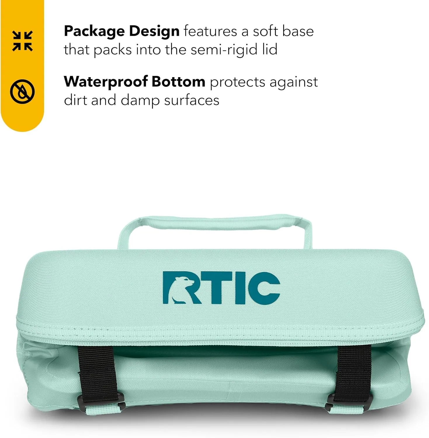 RTIC 15 Can Everyday Cooler, Soft Sided Portable Insulated Cooling for Lunch, Beach, Drink, Beverage, Travel, Camping, Picnic, for Men and Women