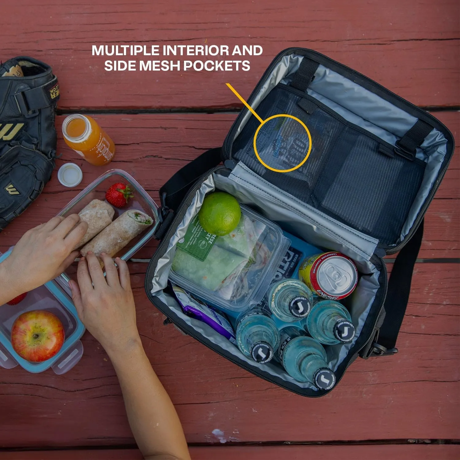 RTIC 6 Can Everyday Cooler, Soft Sided Portable Insulated Cooling for Lunch, Beach, Drink, Beverage, Travel, Camping, Picnic, for Men and Women