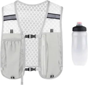 Running Hydration Vest Lightweight with Gym Bottle Running Vest Water Pack Breathable for Climbing Hiking Camping Cycling