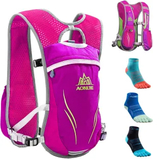 Running Hydration Vest with Toe Socks Sports Gear