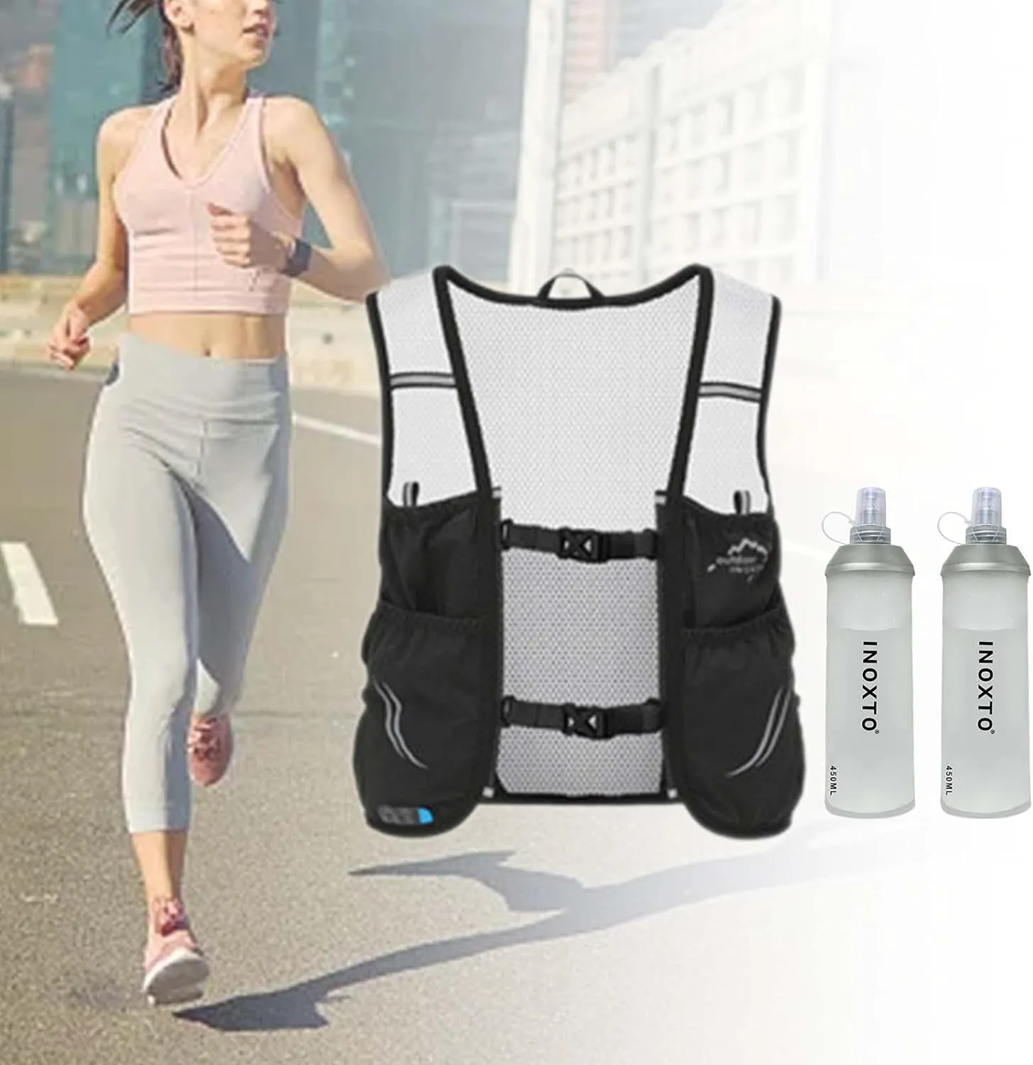 Running Vest for Hydration and Outdoor Activities for Men and Women