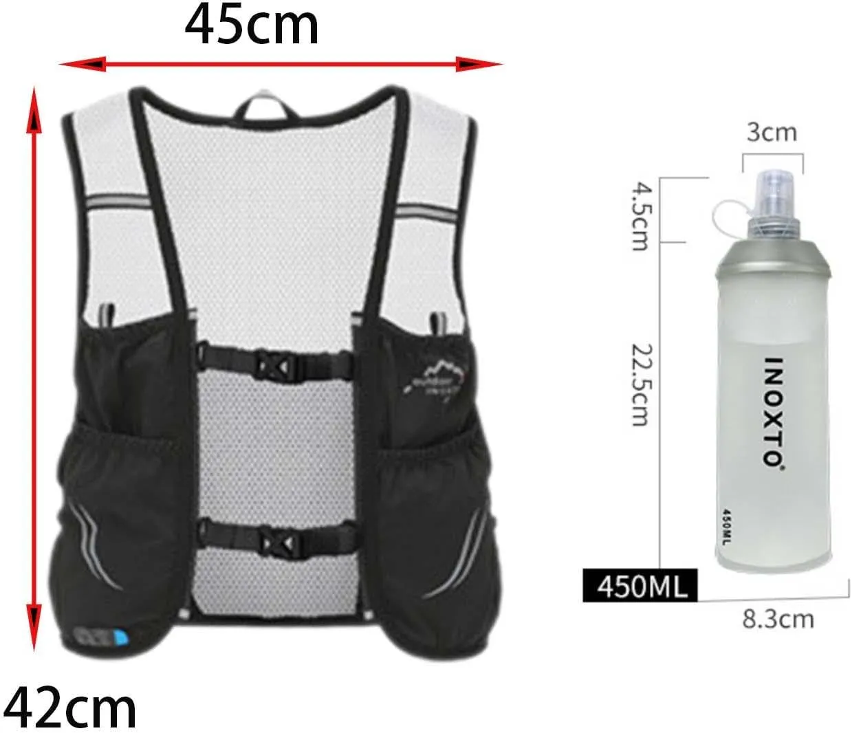 Running Vest for Hydration and Outdoor Activities for Men and Women