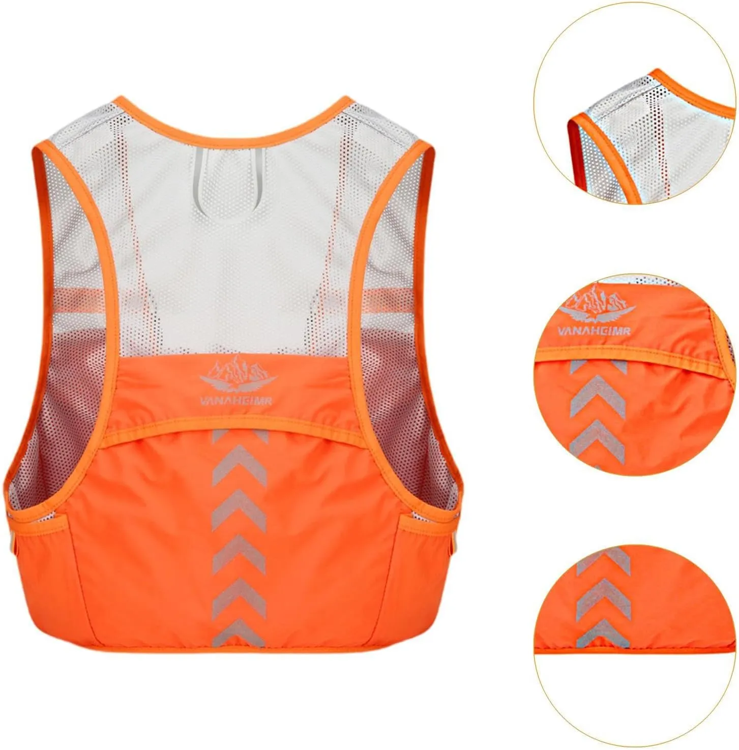 Running Vest, Hydration Pack, Sports Accessories, Breathable Hydration Backpack for Running Camping Sports Hiking