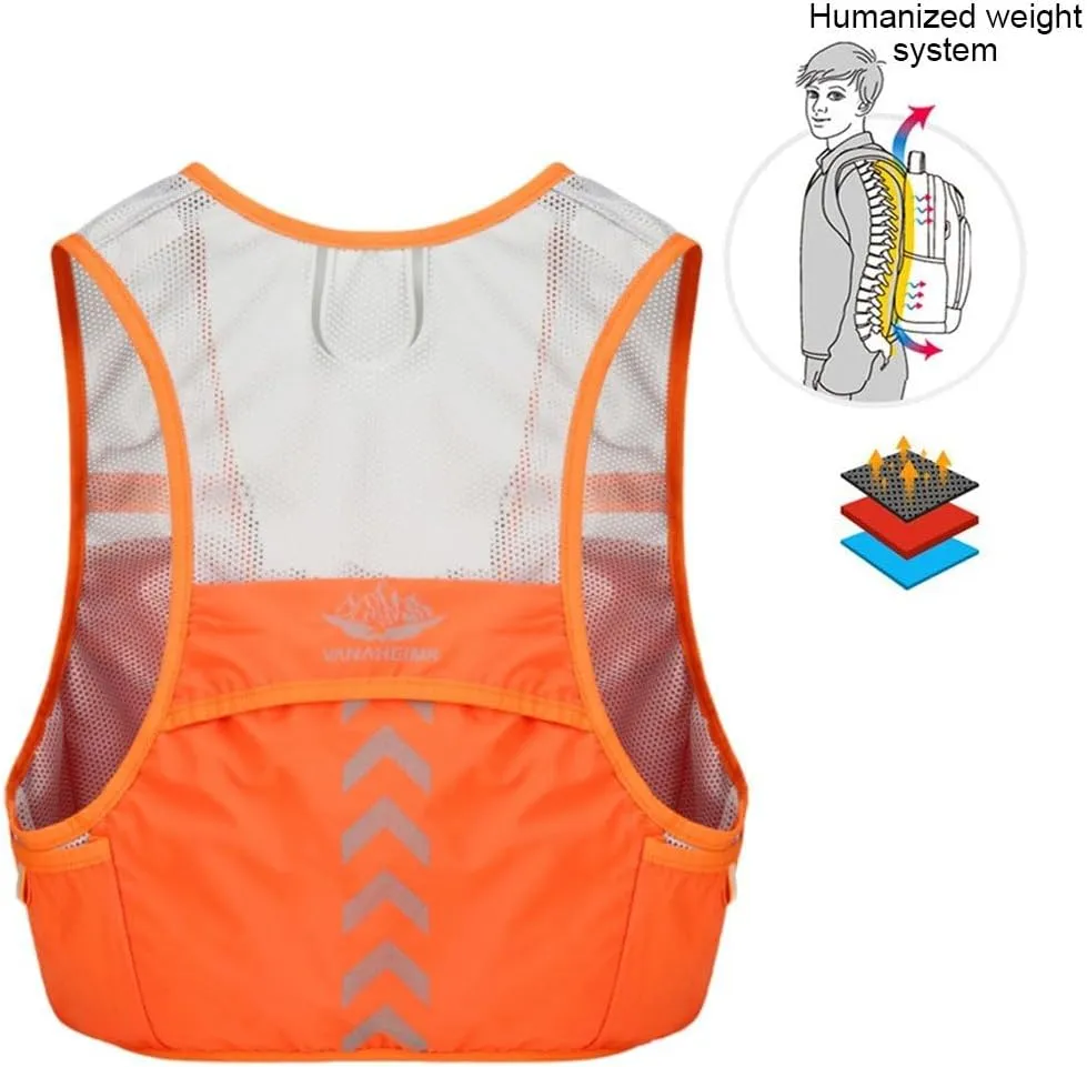 Running Vest, Lightweight Running Hydration Vest Insulated Pack Running Phone Holder Backpack for Men Women for Outdoor Sports