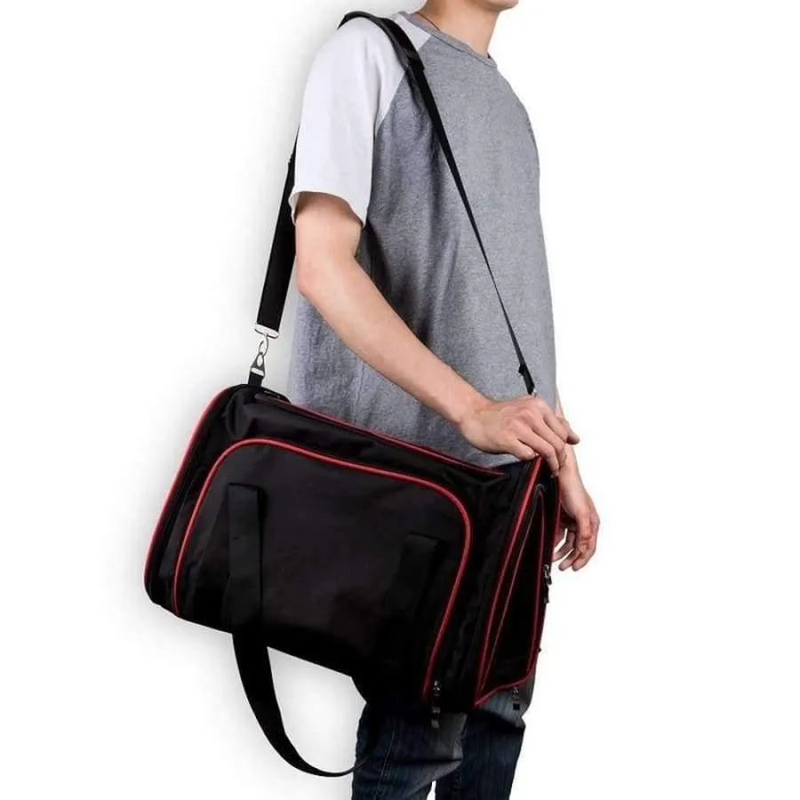Rynx | Expandable pet carrier for small dogs cats Soft-sided box Airline approved dog house Car travel bag Multifunction pet carrier