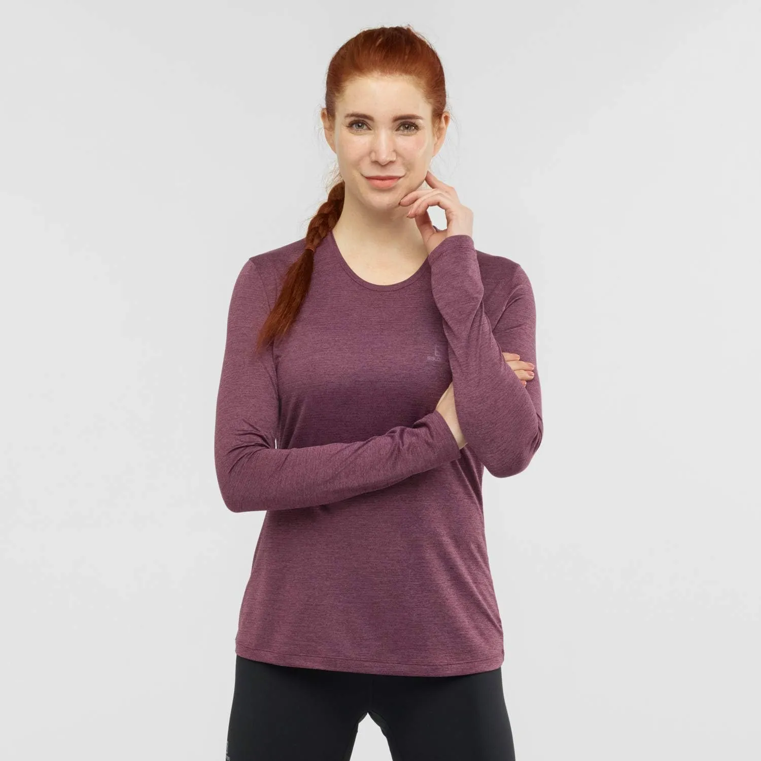 Salomon Women's Agile Long Sleeve Running Tee