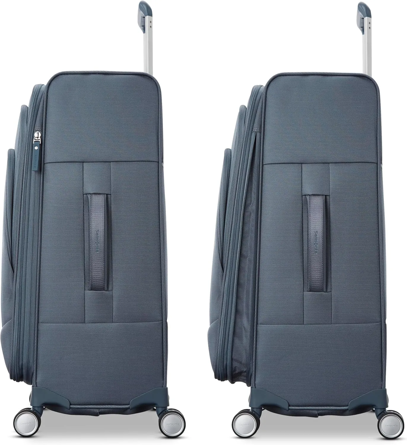 Samsonite UpLIFT 20" Lightweight Softside Carry-On Luggage with Spinner Wheels - Expandable - Airline-Approved, Polyester Soft Suitcase for Ultra Light Travel - Elemental Blue