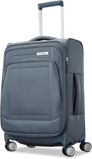 Samsonite UpLIFT 20" Lightweight Softside Carry-On Luggage with Spinner Wheels - Expandable - Airline-Approved, Polyester Soft Suitcase for Ultra Light Travel - Elemental Blue