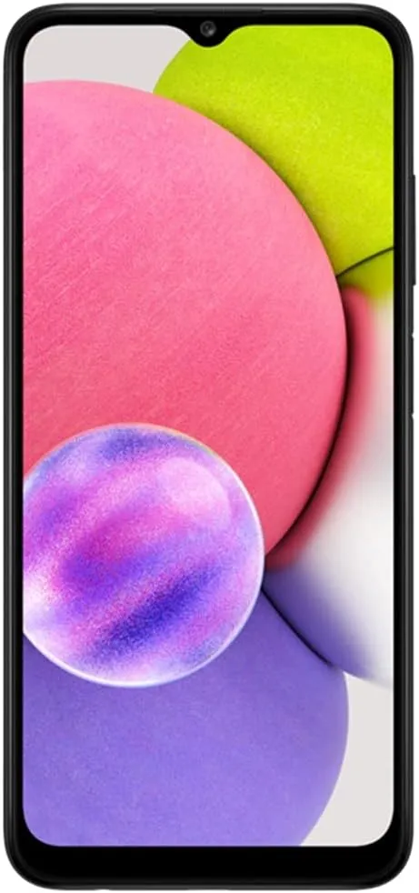Samsung Galaxy A03s Cell Phone, AT&T GSM Unlocked Android Smartphone, 32GB, Long Lasting Battery, Expandable Storage, 3 Camera Lenses, Infinite Display - Black (Renewed)