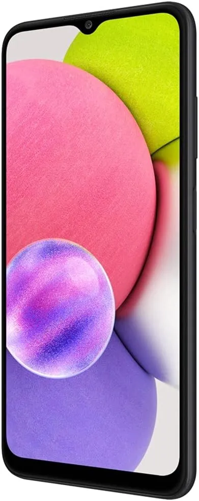 Samsung Galaxy A03s Cell Phone, AT&T GSM Unlocked Android Smartphone, 32GB, Long Lasting Battery, Expandable Storage, 3 Camera Lenses, Infinite Display - Black (Renewed)