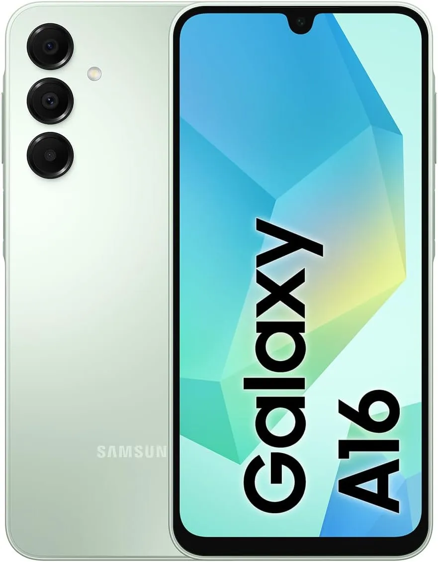 SAMSUNG Galaxy A16 4G LTE (128GB   4GB) International Model SM-A165F/DS Factory Unlocked 6.7" Dual Sim 50MP Dual Cam (Case Bundle) (Light Green)