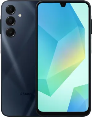 SAMSUNG Galaxy A16 5G LTE (128GB   6GB) Latin Version SM-A166M/DS Factory Unlocked 6.7" Dual Sim 50MP Dual Cam (Case Bundle) - (Blue Black)
