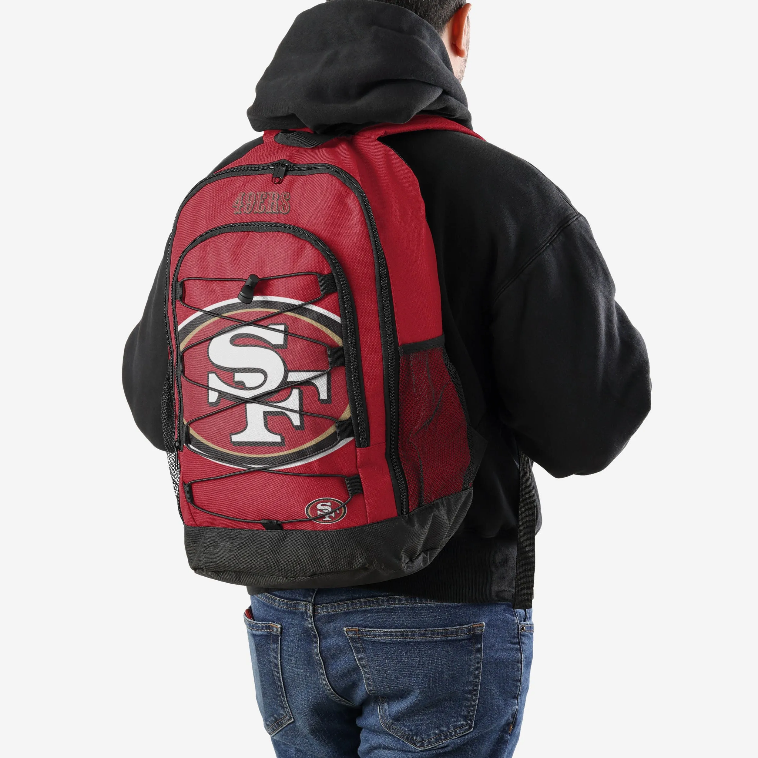 San Francisco 49ers Big Logo Bungee Backpack
