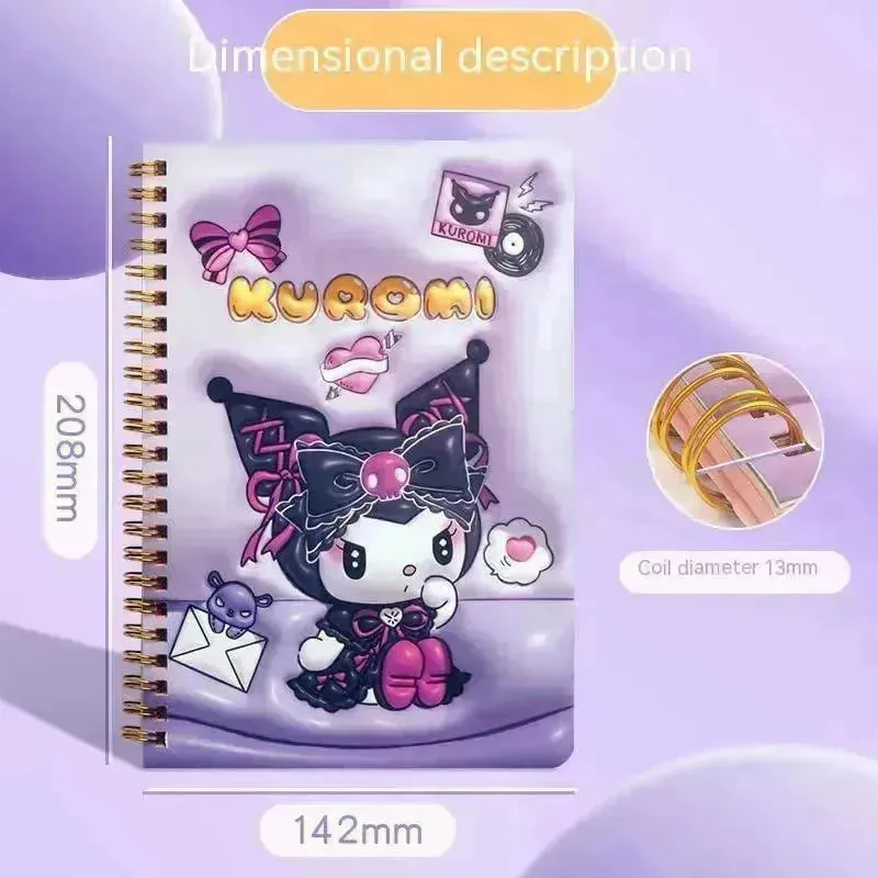 Sanrio 3D Kawaii Notebook Kuromi & Friends