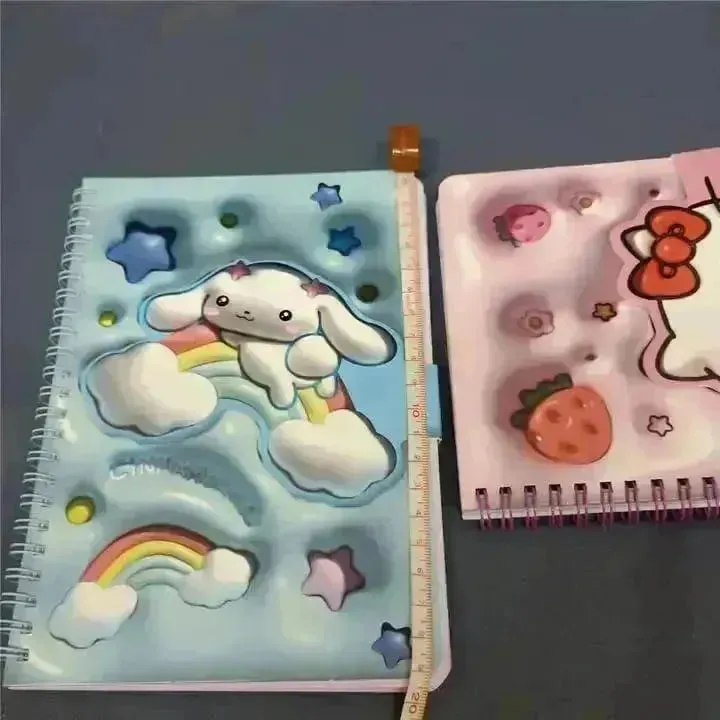 Sanrio 3D Kawaii Notebook Kuromi & Friends