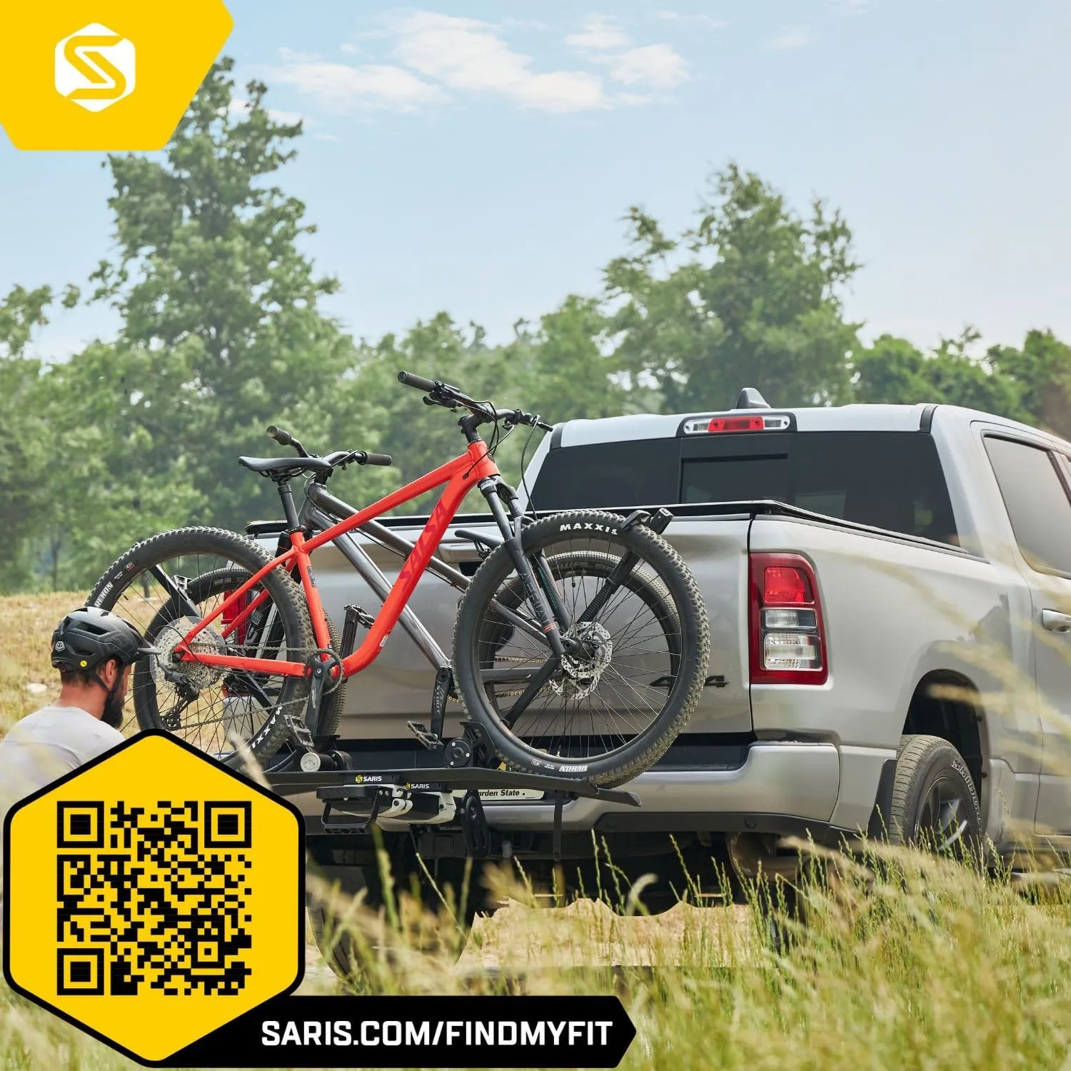 Saris MHS Bike Carrier Modular Hitch System for Cars, Trucks and SUVs, Precision Machined Aluminum Bike Rack
