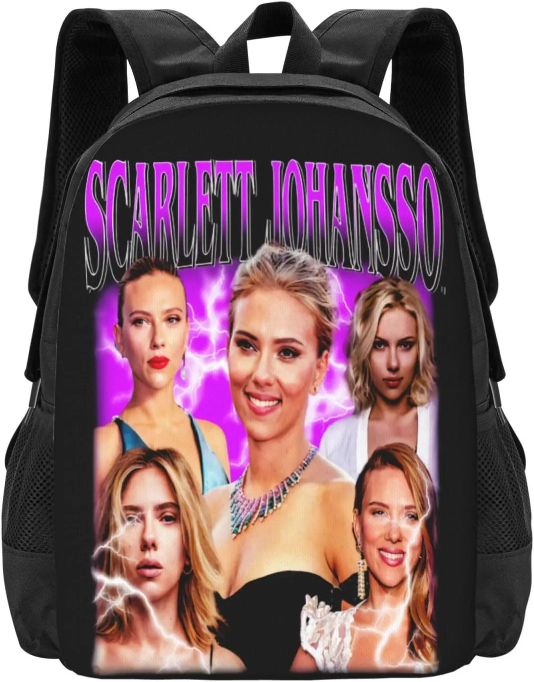 Scarlett Actors Johansson Backpack Laptop Computer Backpacks Travel Bag Double Shoulder Daypack for Work Hiking 15.6 Inch