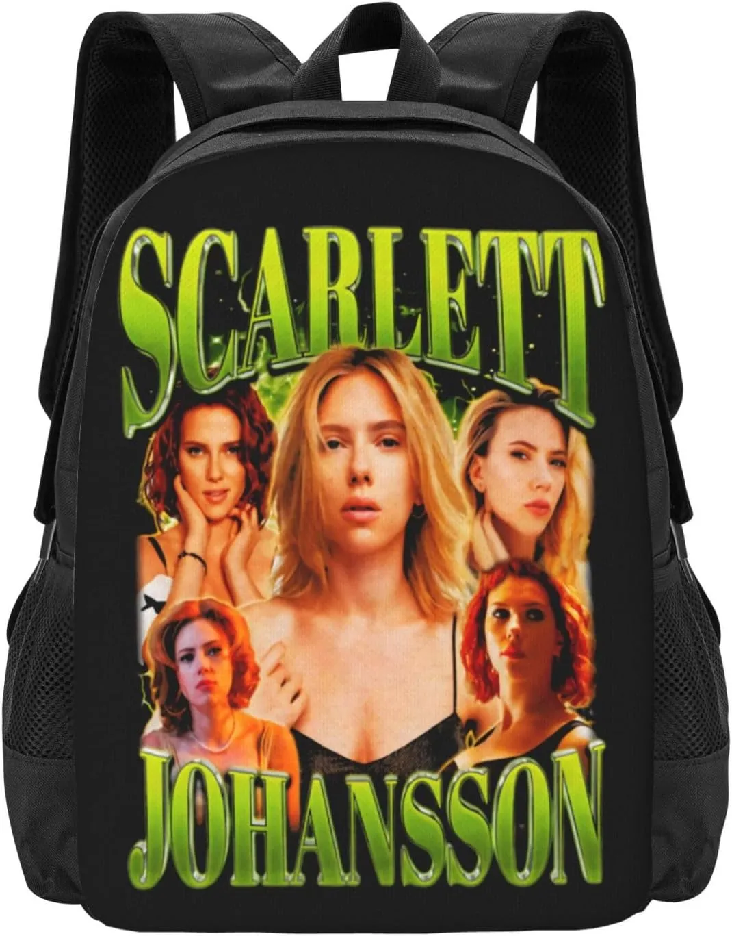 Scarlett Actors Johansson Backpack Laptop Computer Backpacks Travel Bag Double Shoulder Daypack for Work Hiking 15.6 Inch