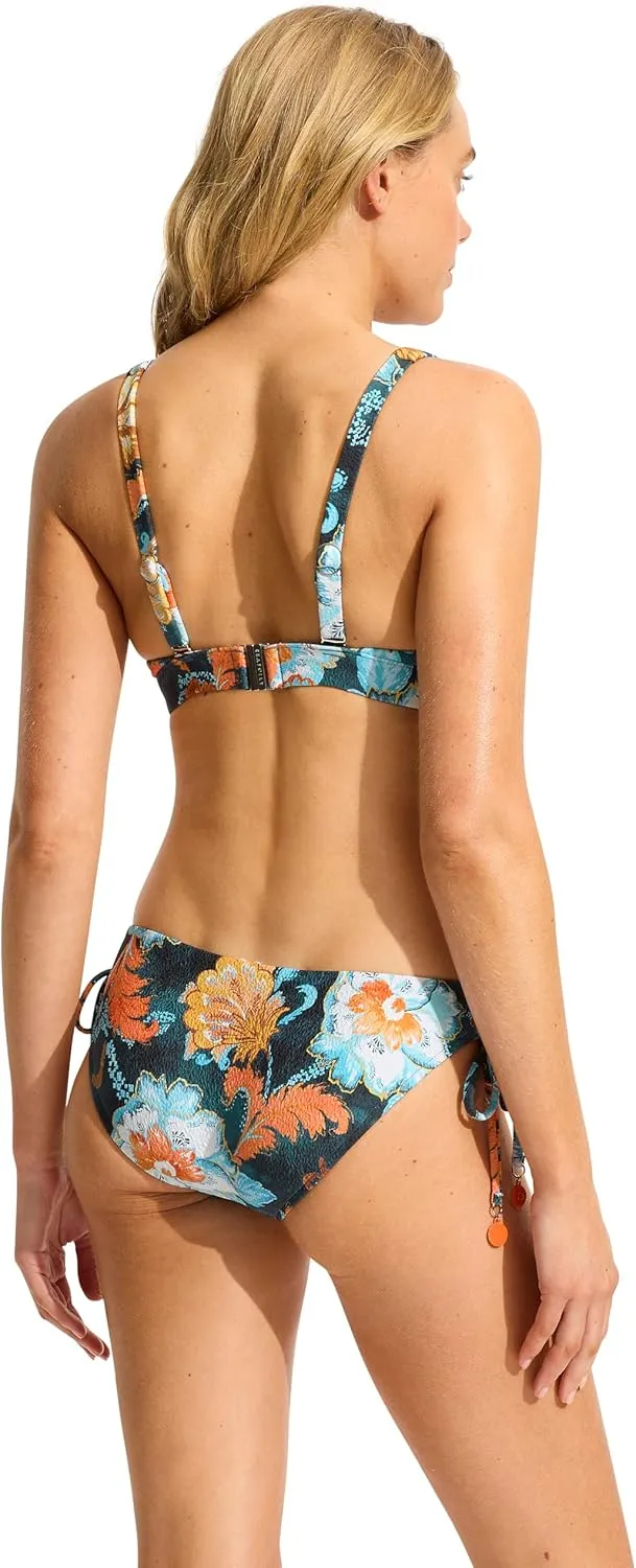 Seafolly Women's Loop Tie Side Hipster Bikini Bottom Swimsuit