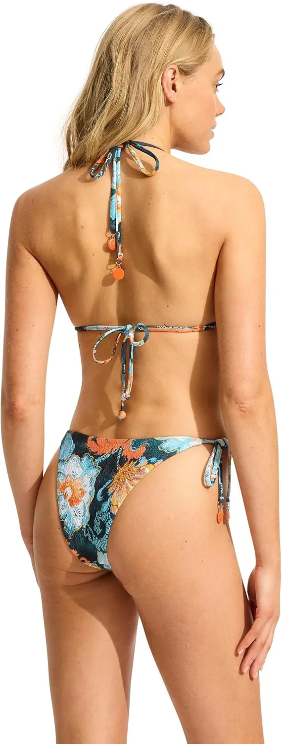 Seafolly Women's Standard Longline Tri Bikini Top Swimsuit