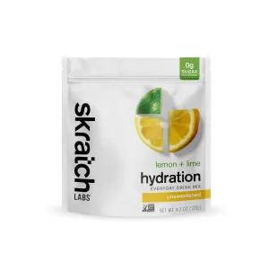 Skratch Labs Unsweetened Electrolyte Powder - Everyday Hydration - Sport Drink Mix - Sugar Free - Electrolytes Booster- Lemon   Lime - 30 Servings - Keto, Paleo, Vegan, Non-GMO