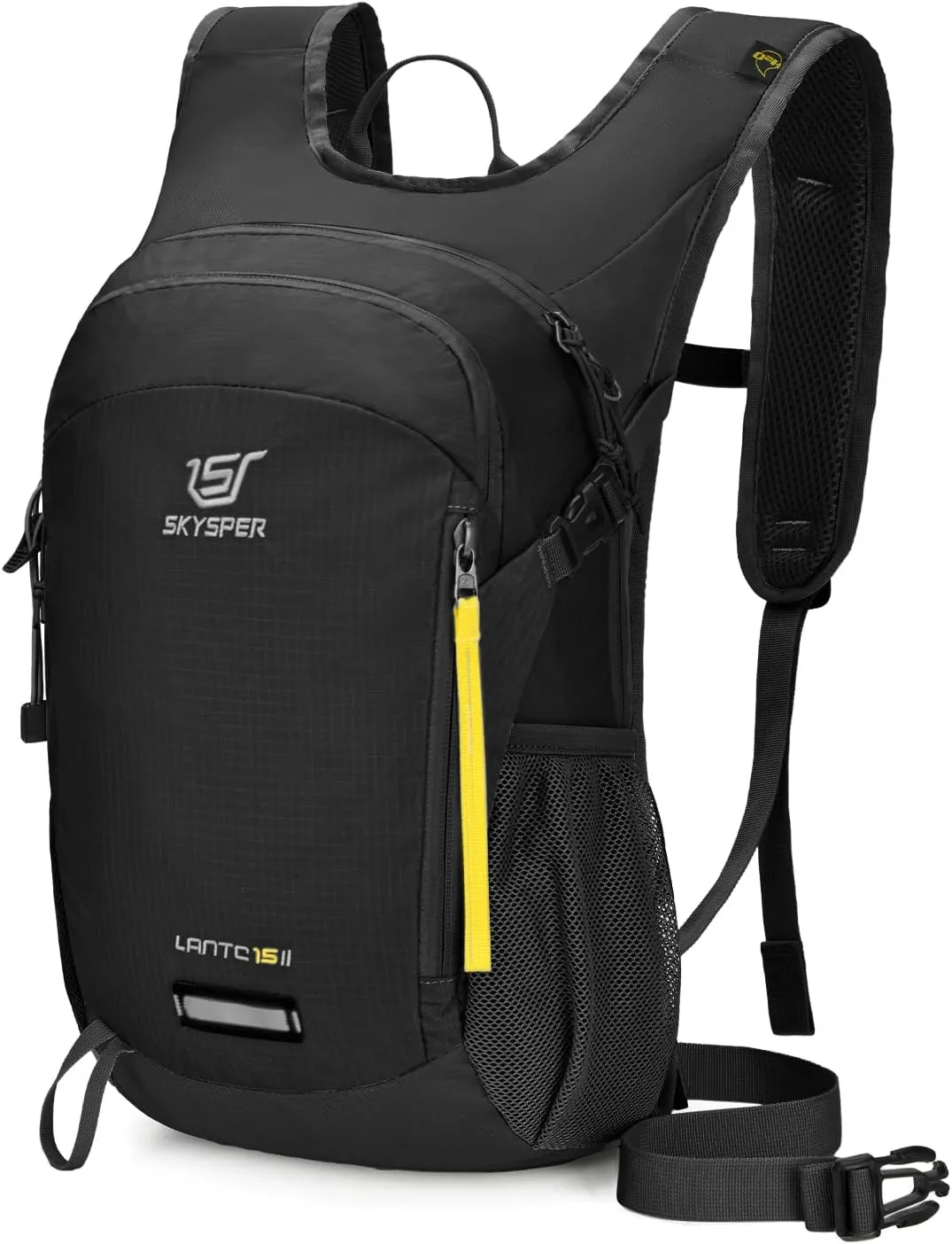 SKYSPER Small Hiking Backpack 15L Lightweight Travel Daypack for Camping Travelling Breathable Walking Daybag for Women Men