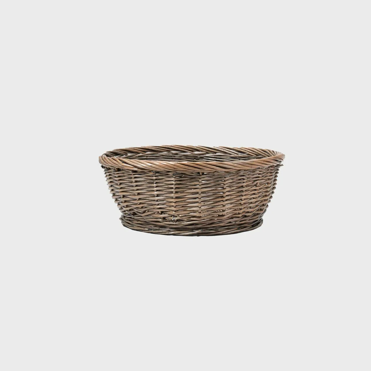 Small round wicker basket