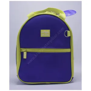 Smiggle Lunchbox Arc With Backpack Straps - Purple Neon