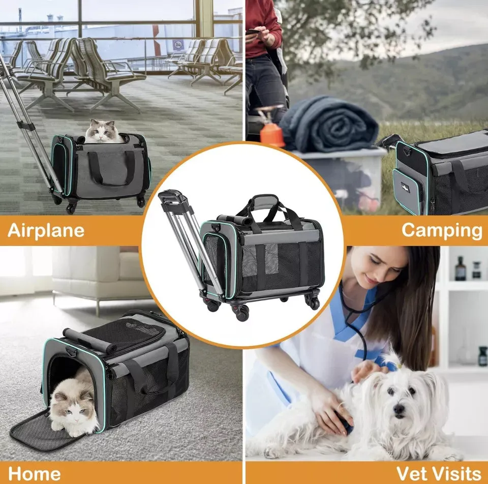 Soft Rolling Pet Carrier