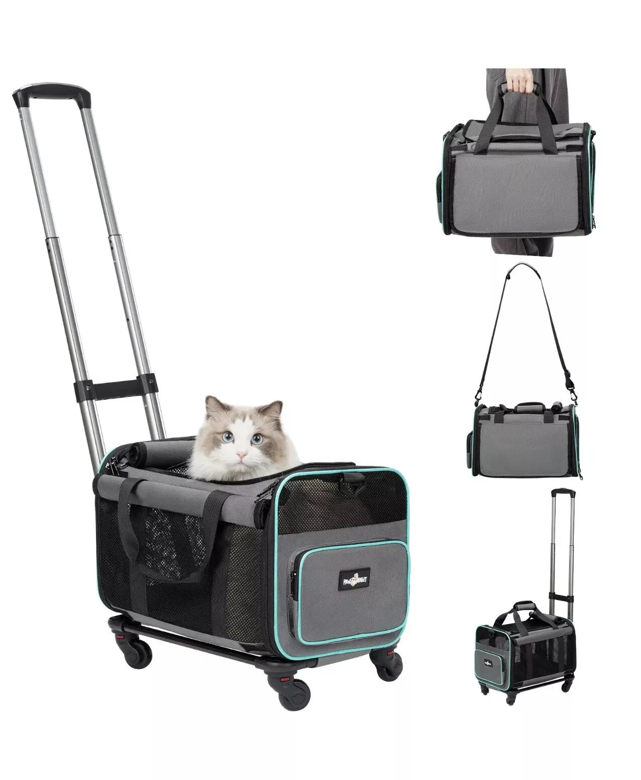 Soft Rolling Pet Carrier