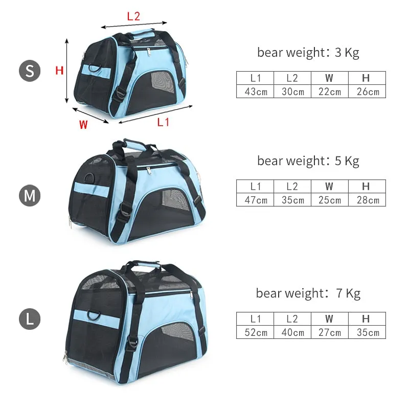 Soft-sided Breathable Pet Carrier