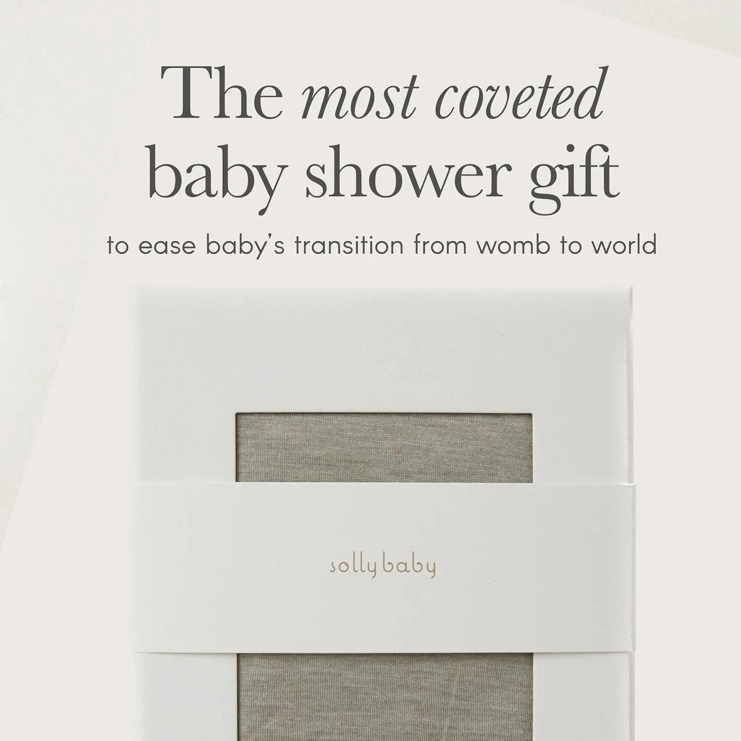 Solly Baby Wrap Carrier, for Newborn to Toddler 8-25 Lbs., Buttery-Soft & Lightweight Fabric, Reduce Crying & Increase Connection, Postpartum Essential, New Mom Gifts, Coastal