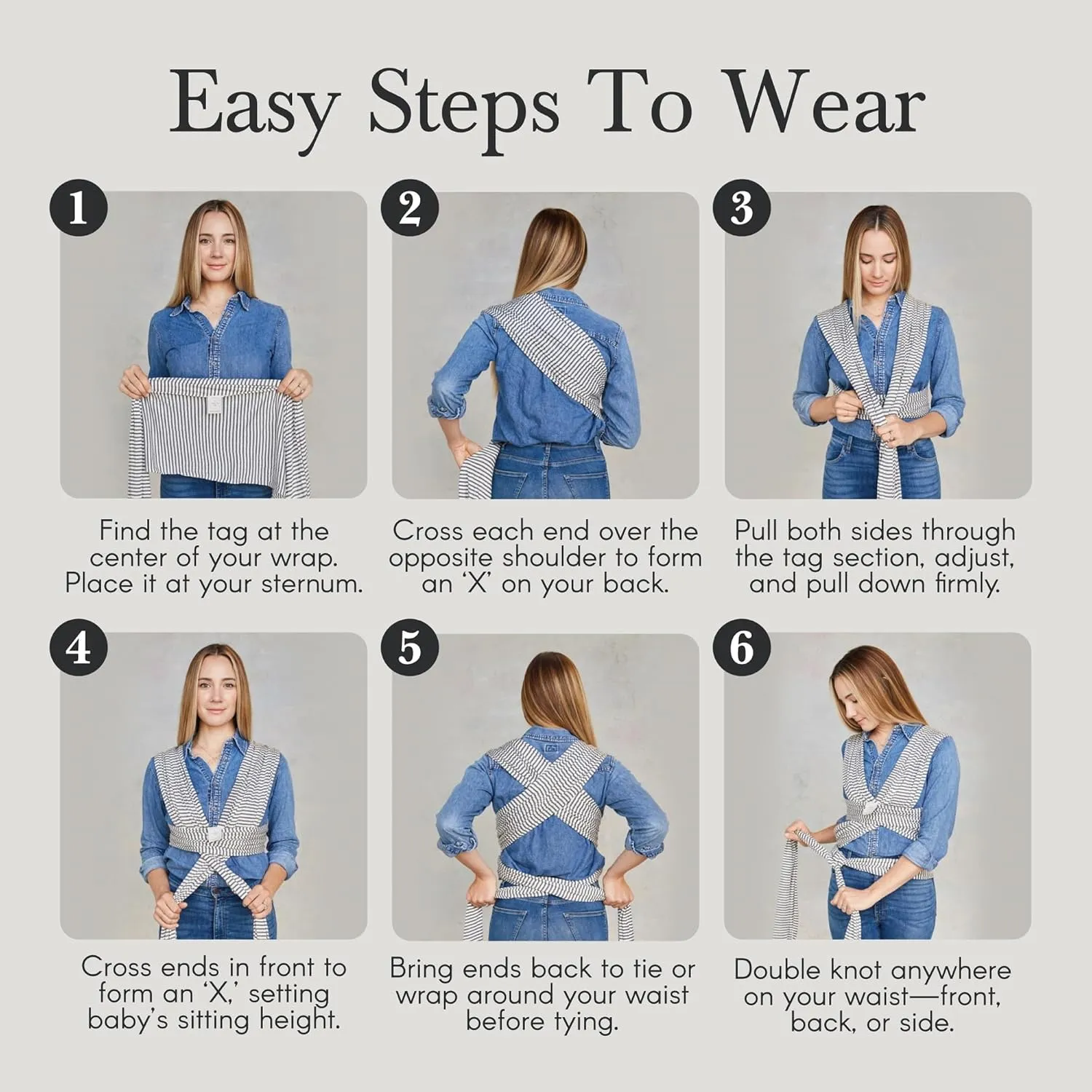 Solly Baby Wrap Carrier, for Newborn to Toddler 8-25 Lbs., Buttery-Soft & Lightweight Fabric, Reduce Crying & Increase Connection, Postpartum Essential, New Mom Gifts, Coastal