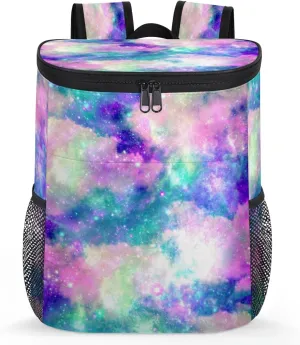 Spectacular Star Camping Backpack Cooler Insulated Leakproof Travel Cooler Bag Waterproof Lightweight Soft Lunch Bag for Travel Picnic Hiking Beach