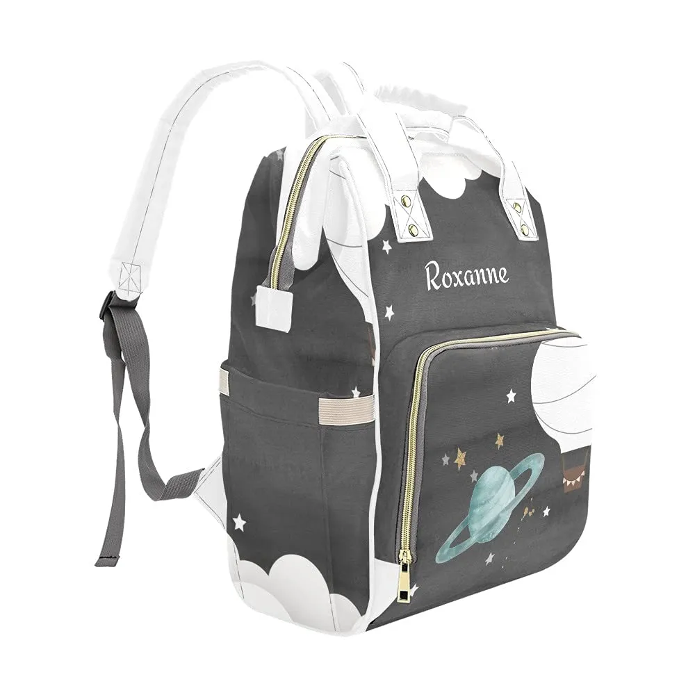 Stars Diaper Bags Backpack with Name Personalized Nursing Nappy Bag Travel Tote Bag Gifts