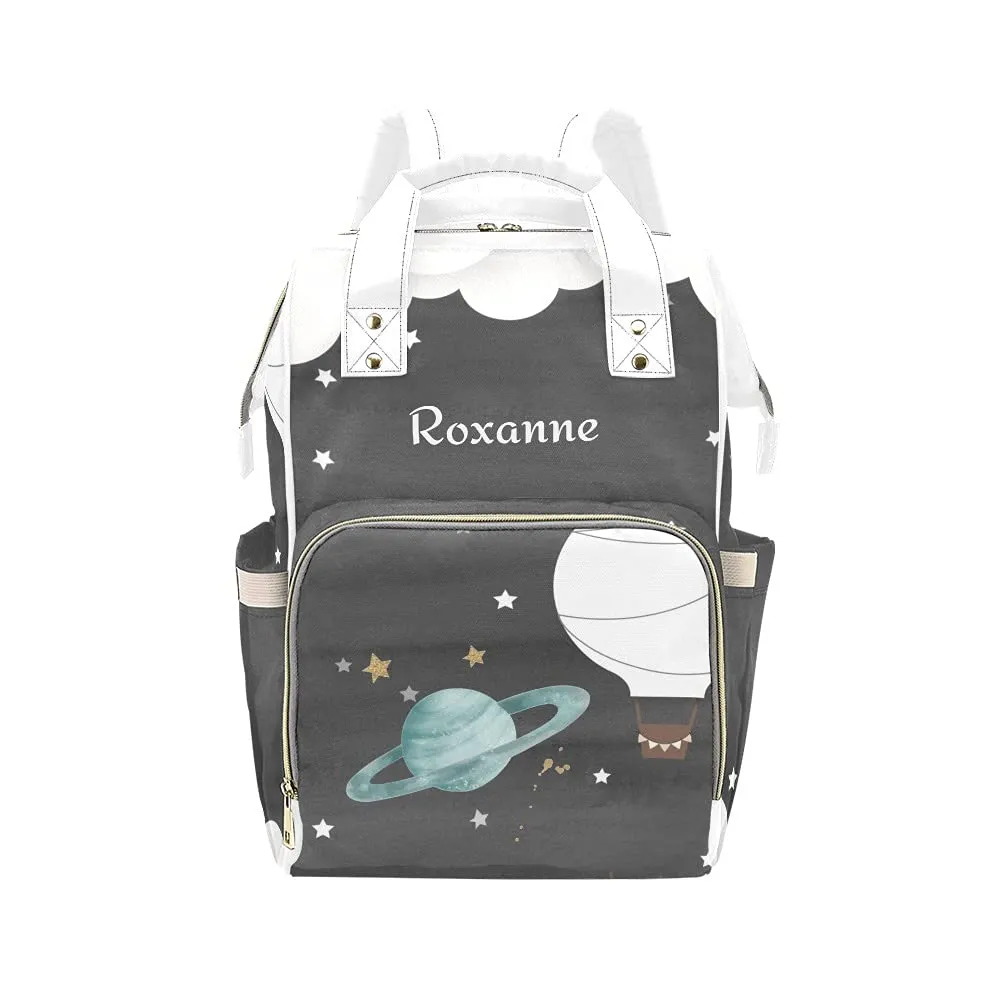 Stars Diaper Bags Backpack with Name Personalized Nursing Nappy Bag Travel Tote Bag Gifts