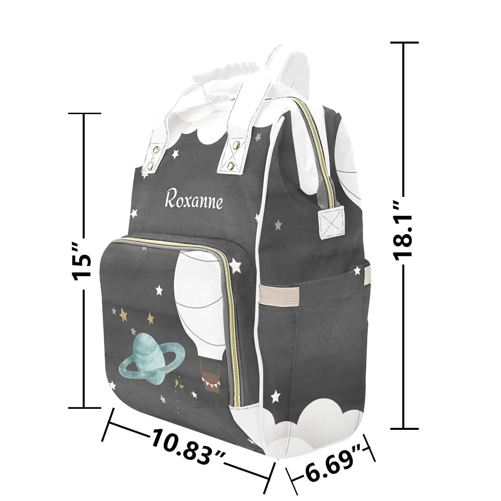 Stars Diaper Bags Backpack with Name Personalized Nursing Nappy Bag Travel Tote Bag Gifts